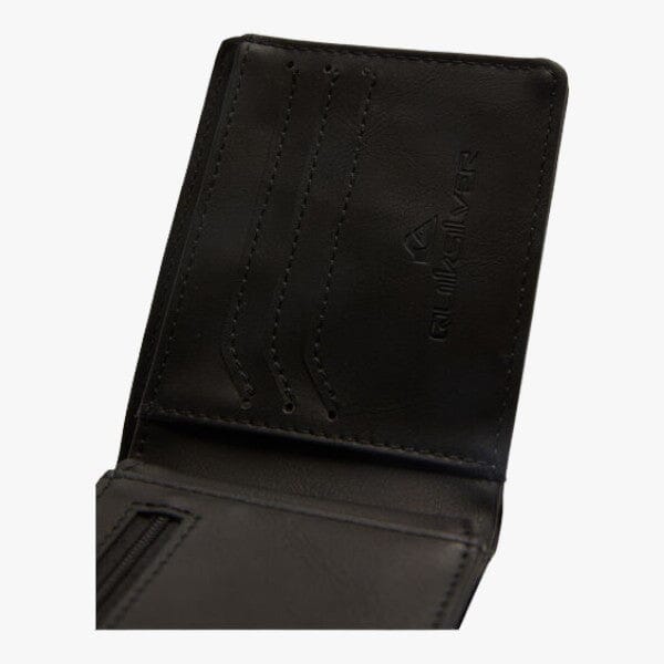 Quicksilver Men's Triple Parch Trifold Wallet Black - Image 2