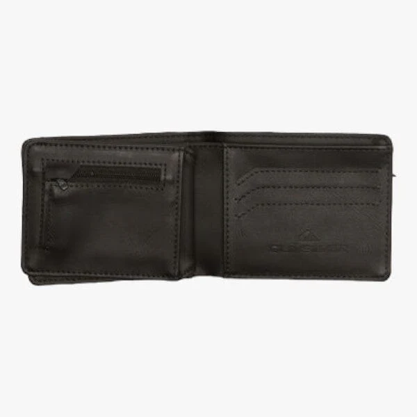 Quicksilver Men's Triple Parch Trifold Wallet Black - Image 3