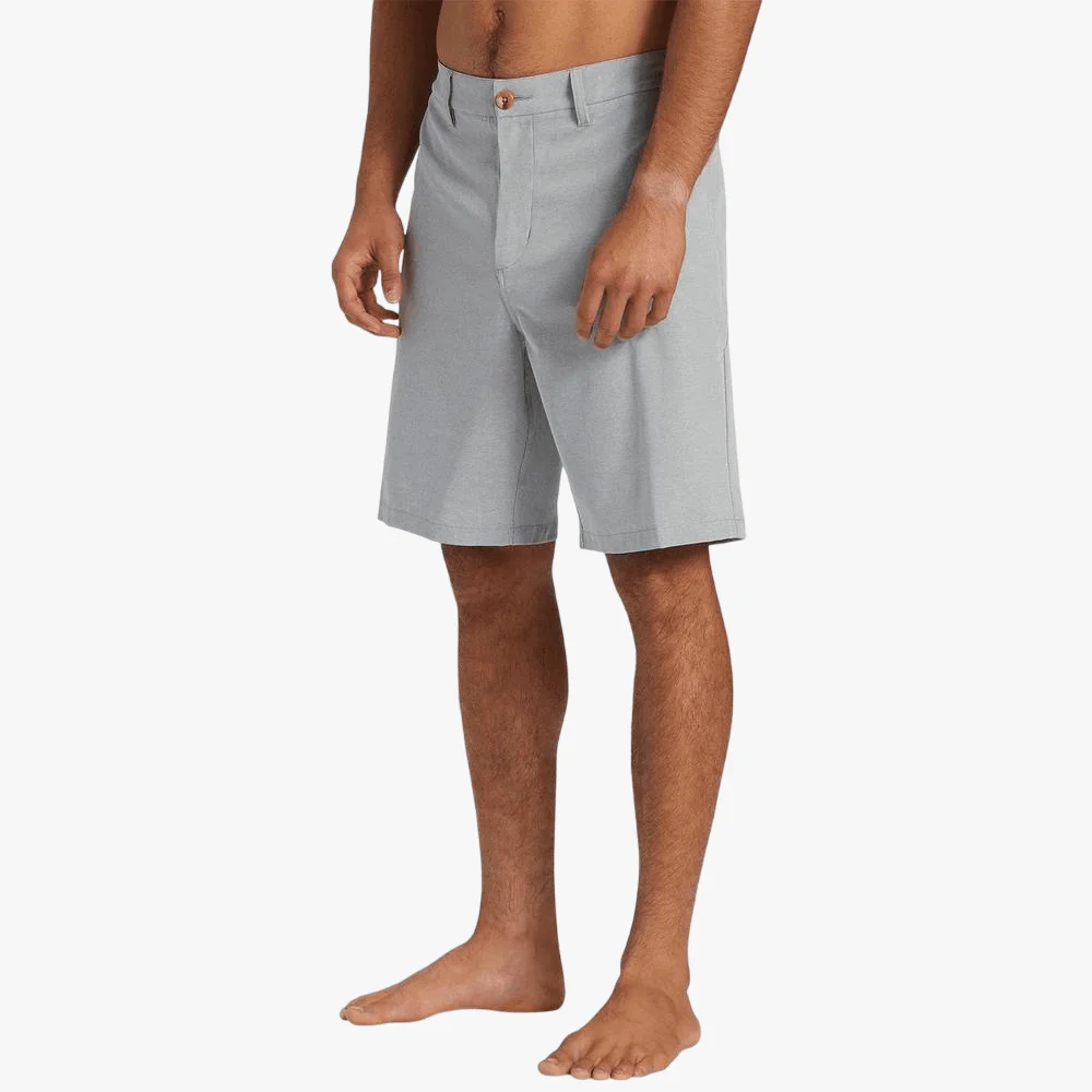 Quiksilver Mens Union Amphibian 2." Hybrid Shorts Quarry