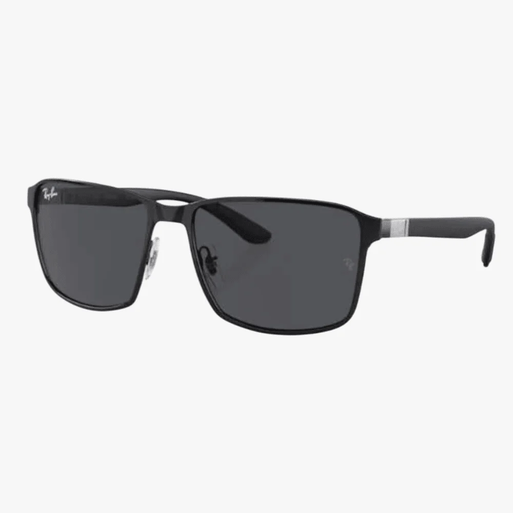 Rayban Black Frame Sunglass Dark Grey Lens