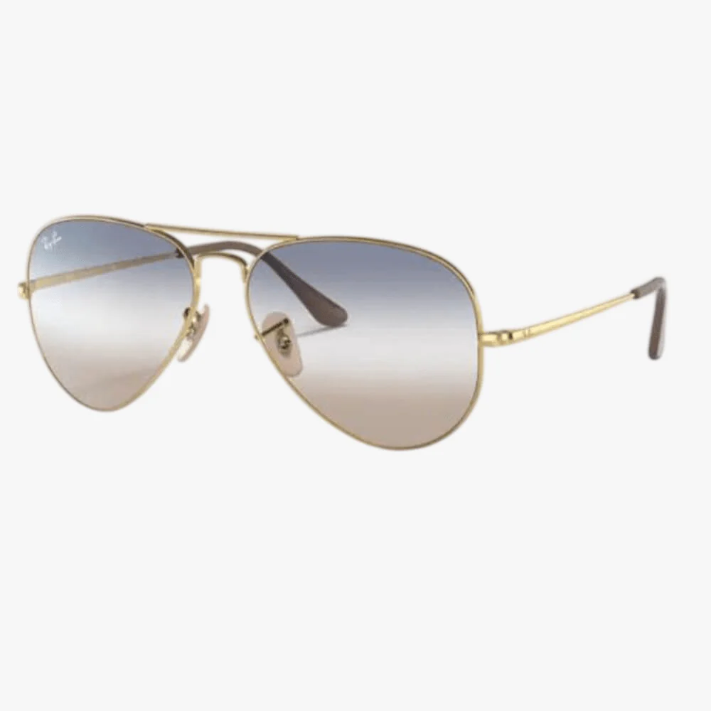 Rayban Sunglass Aviator Metal Ii Gold Blue/Brown Gradient Lens