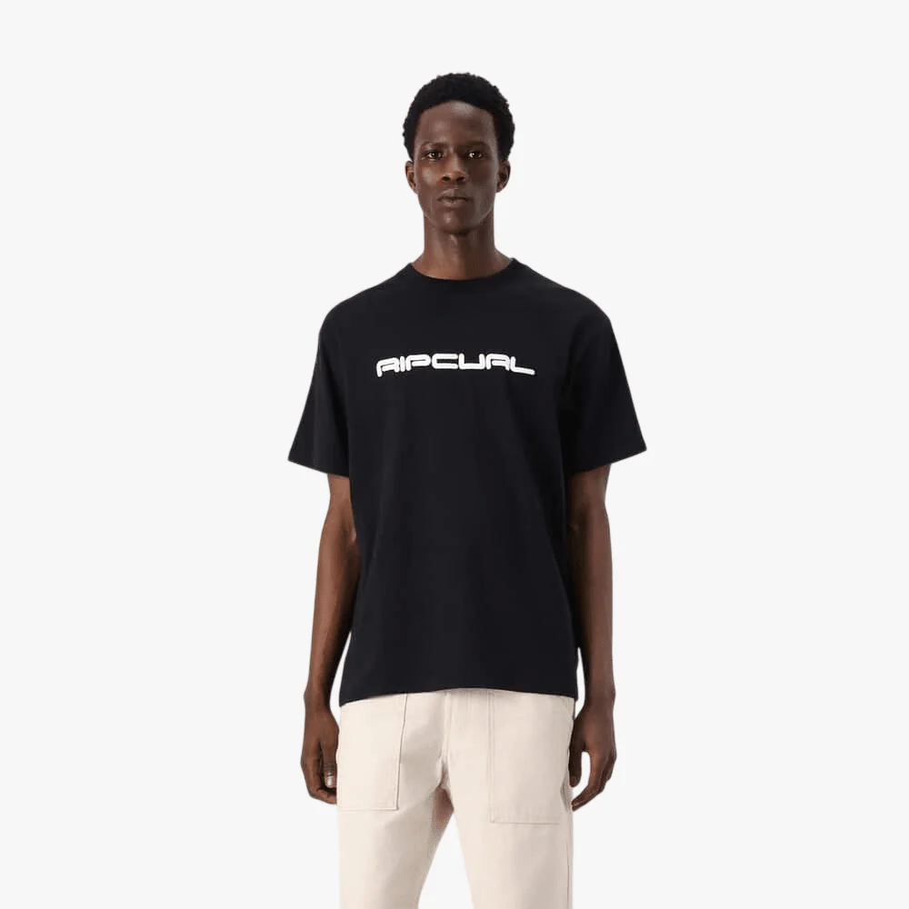 Ripcurl Mens Dosed Up Short Sleeve Tee Black