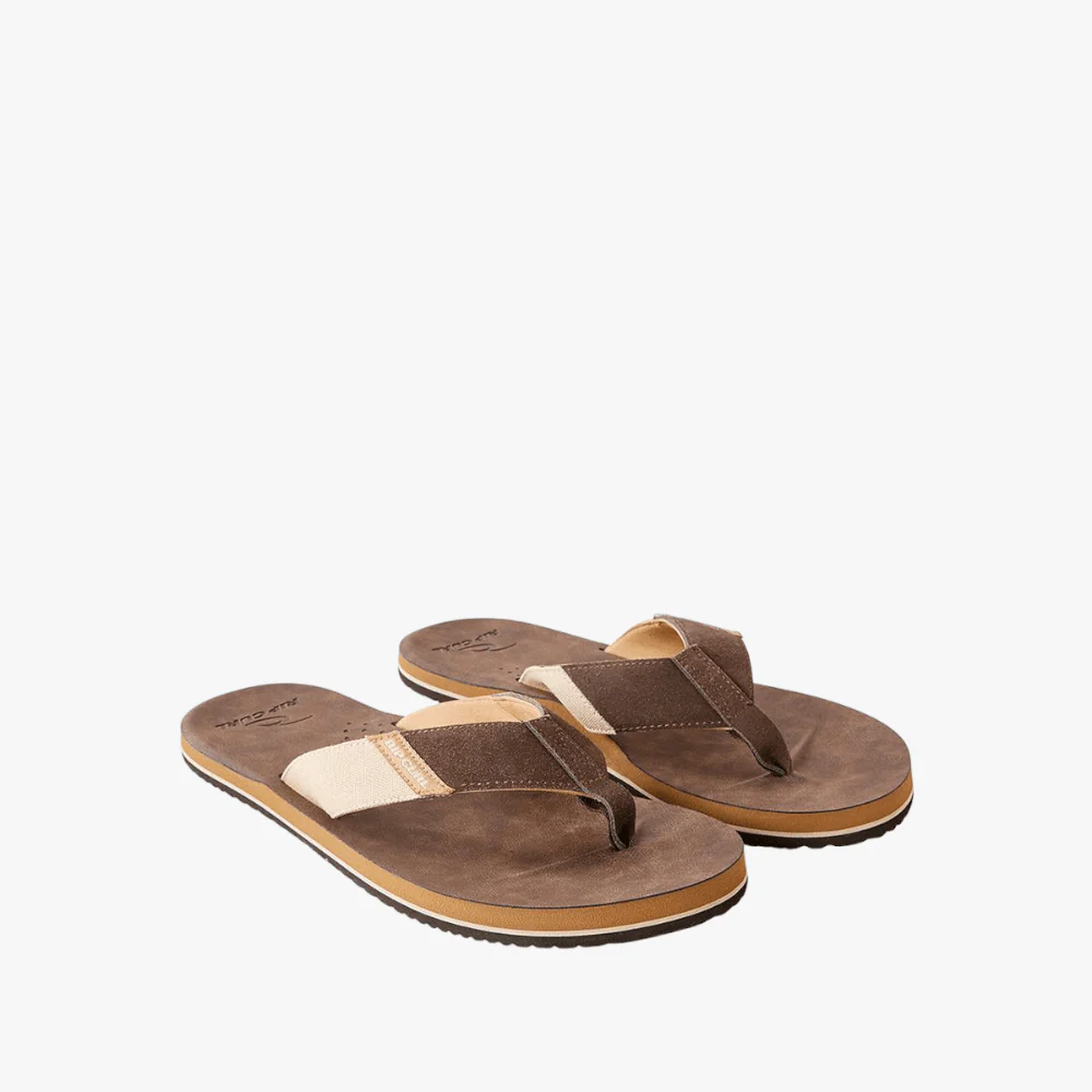 Ripcurl Mens Oxford Open Toe Flip Flop Brown