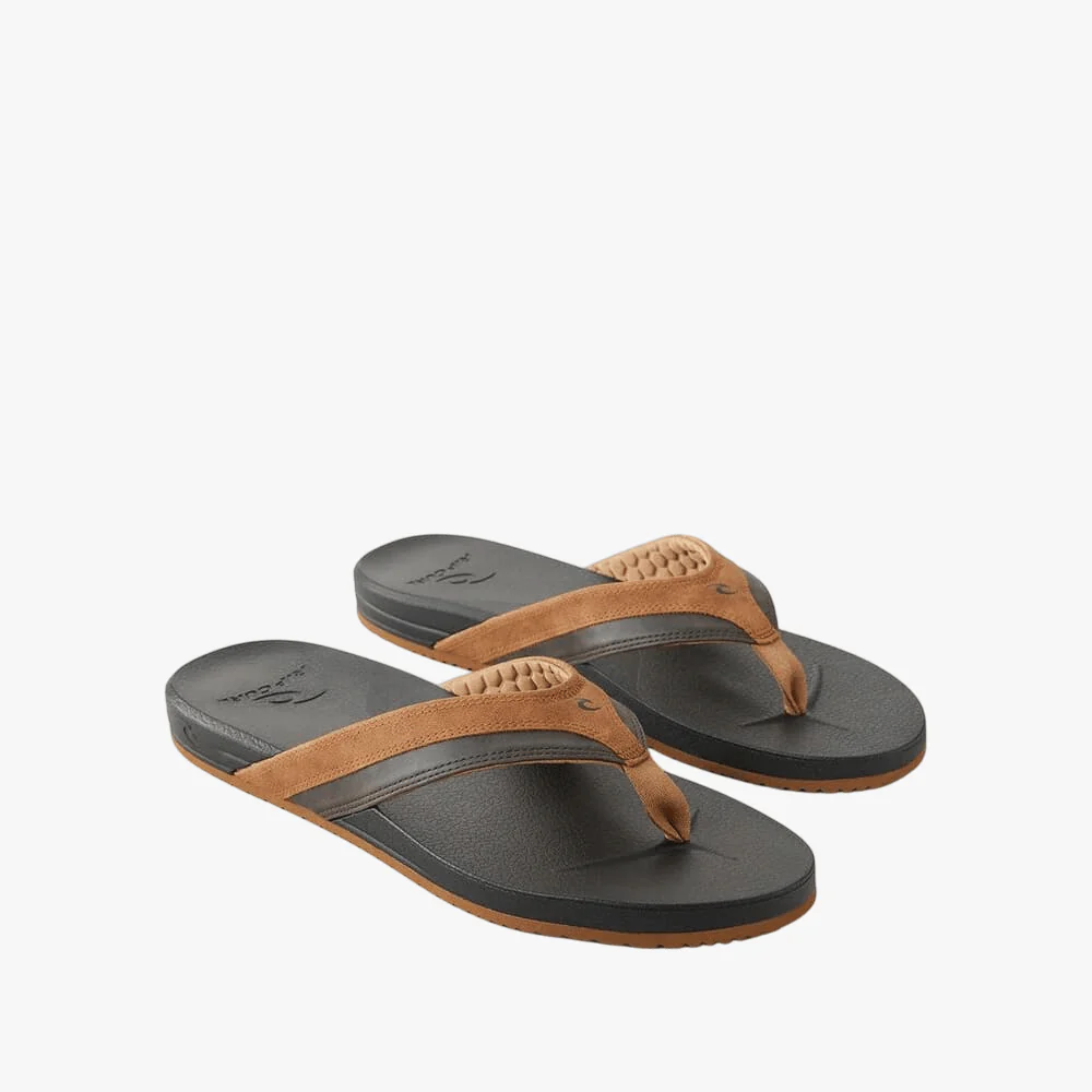 Ripcurl Mens Soft Open Toe Sandal Black Brown