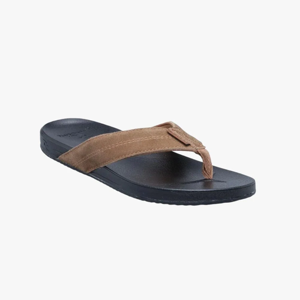 Ripcurl Mens Soft Sand Leather Sandal Tan