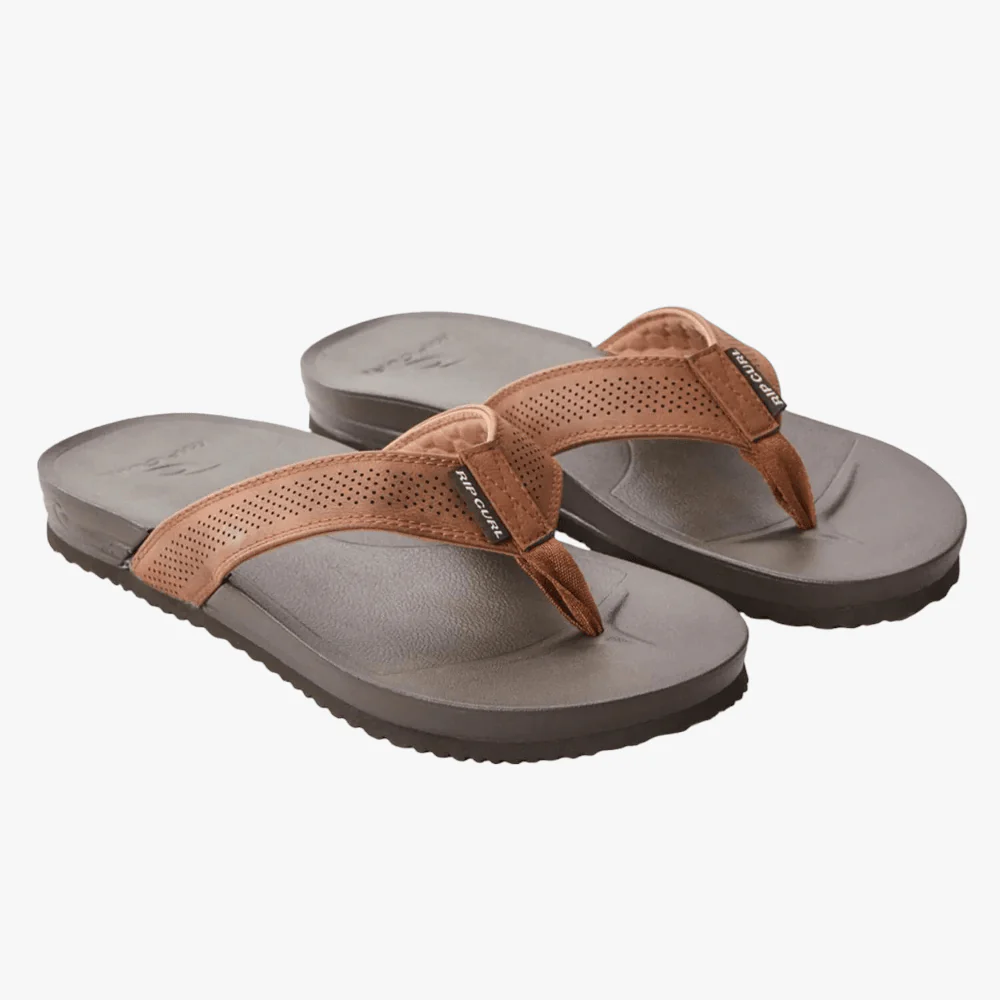 Ripcurl Mens Soft Sand Open Toe Sandal Brown