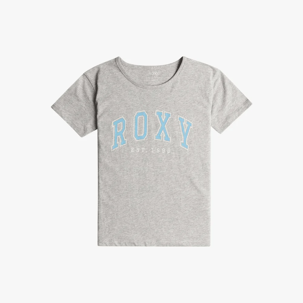 Roxy Girls Day And Night B Short Sleeve Tee Heritage Heather