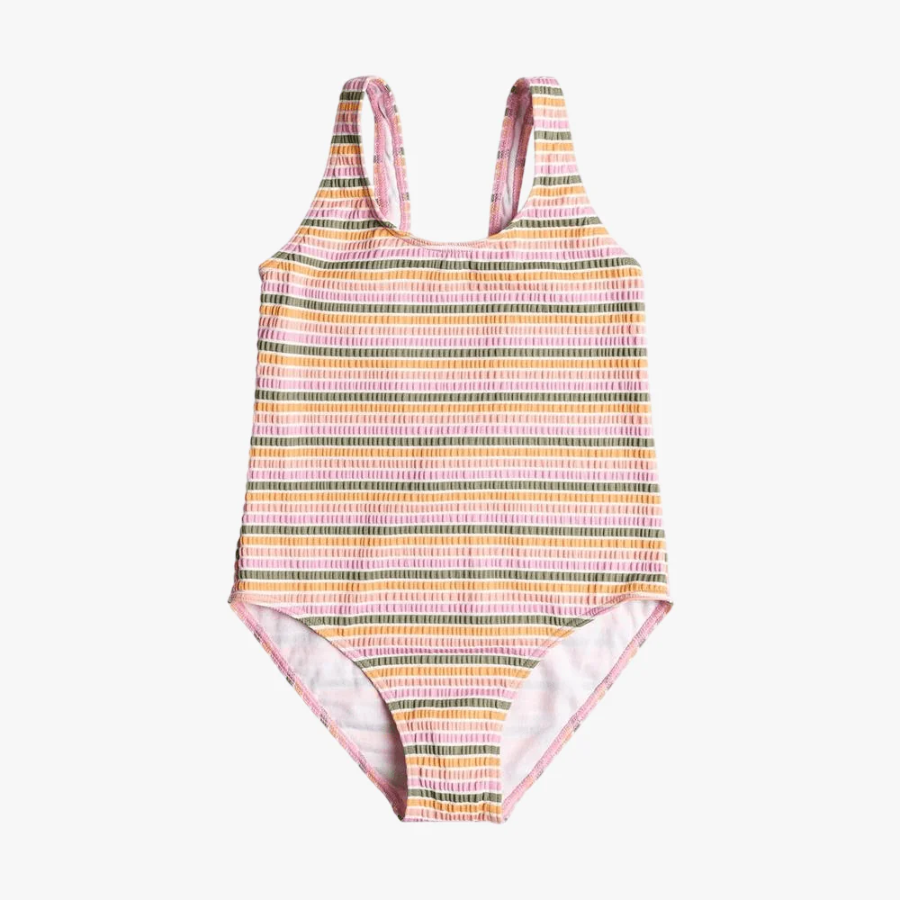 Roxy Girls Mirage Stripe Swim Suit Multi