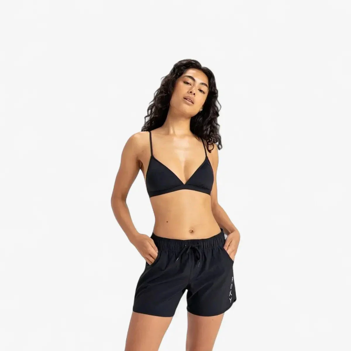 Roxy Womens Classics 5 Elasticated Boardshort Anthracite - Image 2