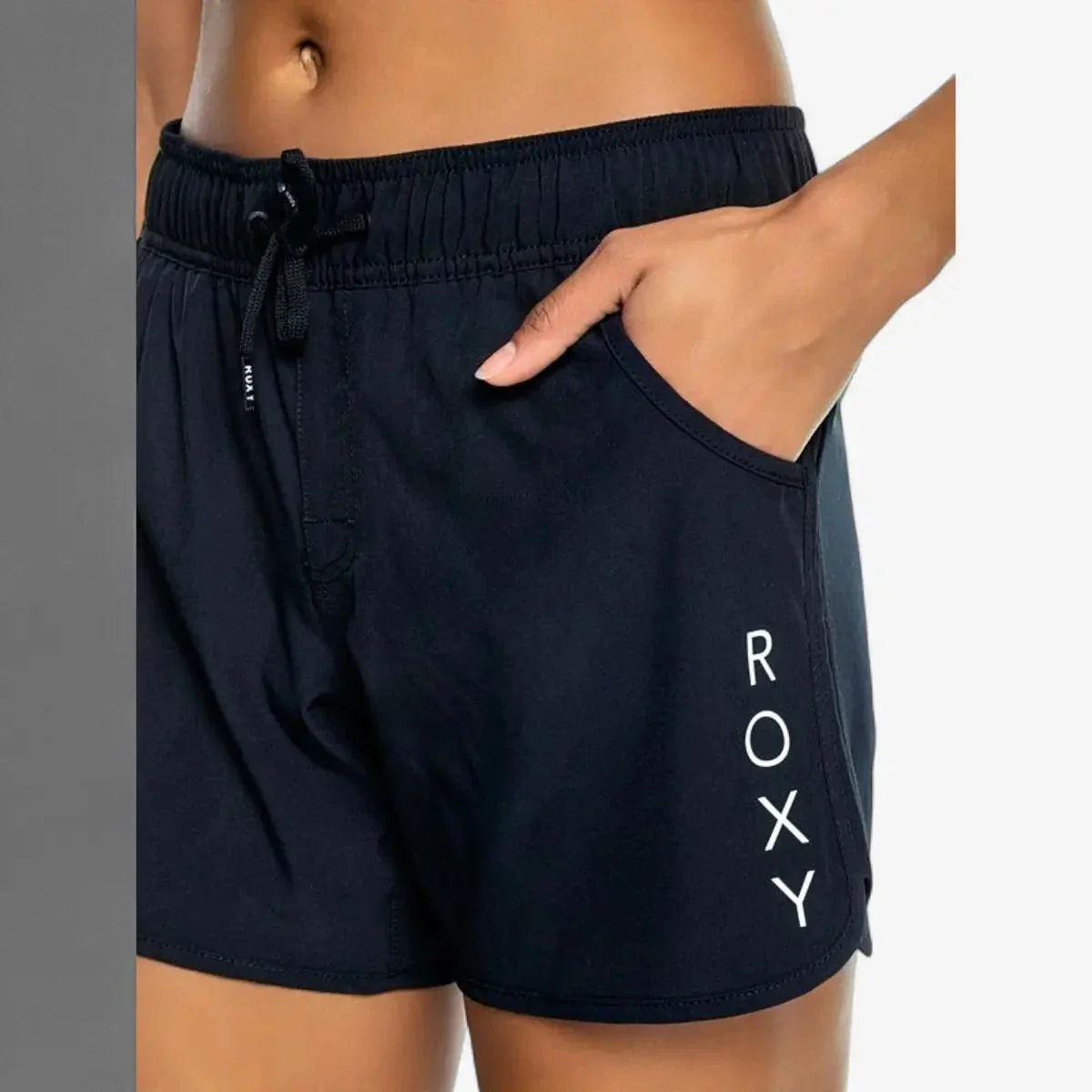 Roxy Womens Classics 5 Elasticated Boardshort Anthracite - Image 4