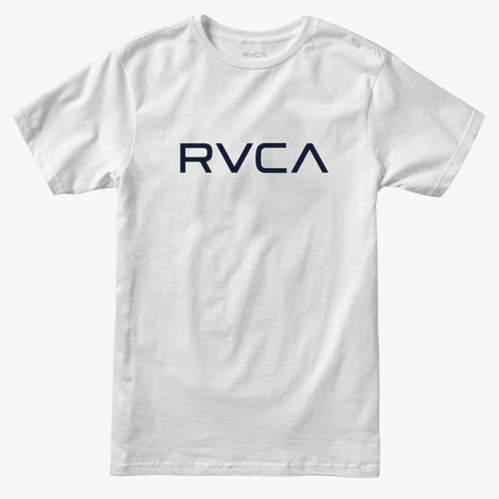 Rvca Boys Big Rvca Short Sleeve Tee White