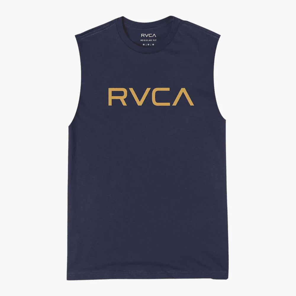Rvca Boys Big Tank Navy