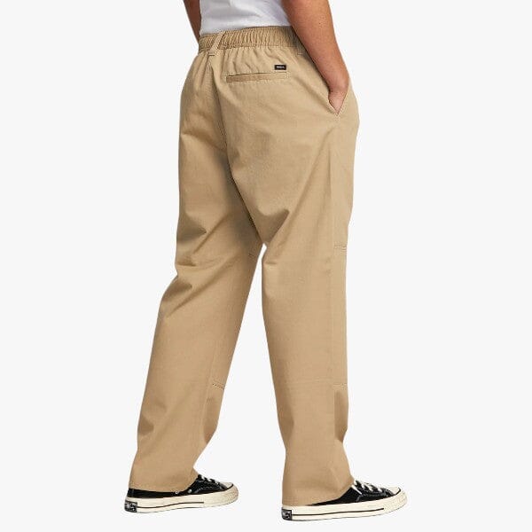 Rvca Mens Americana Elasticated Chino Pants Khaki - Image 4