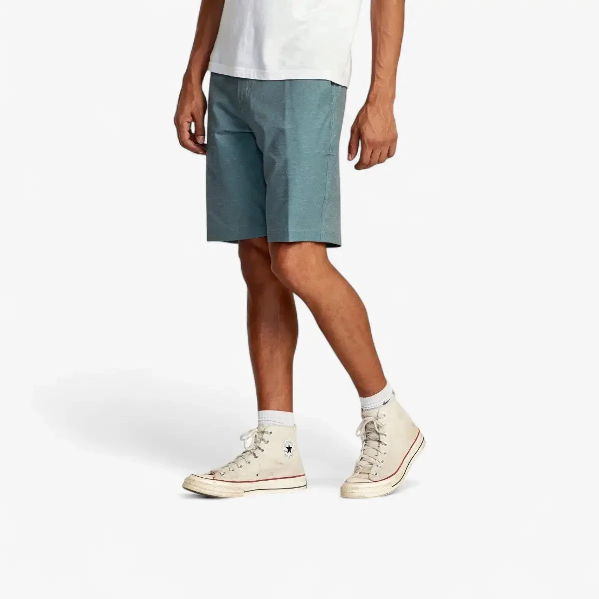 Rvca Mens Balance Hybrid Shorts Duck Blue - Image 3