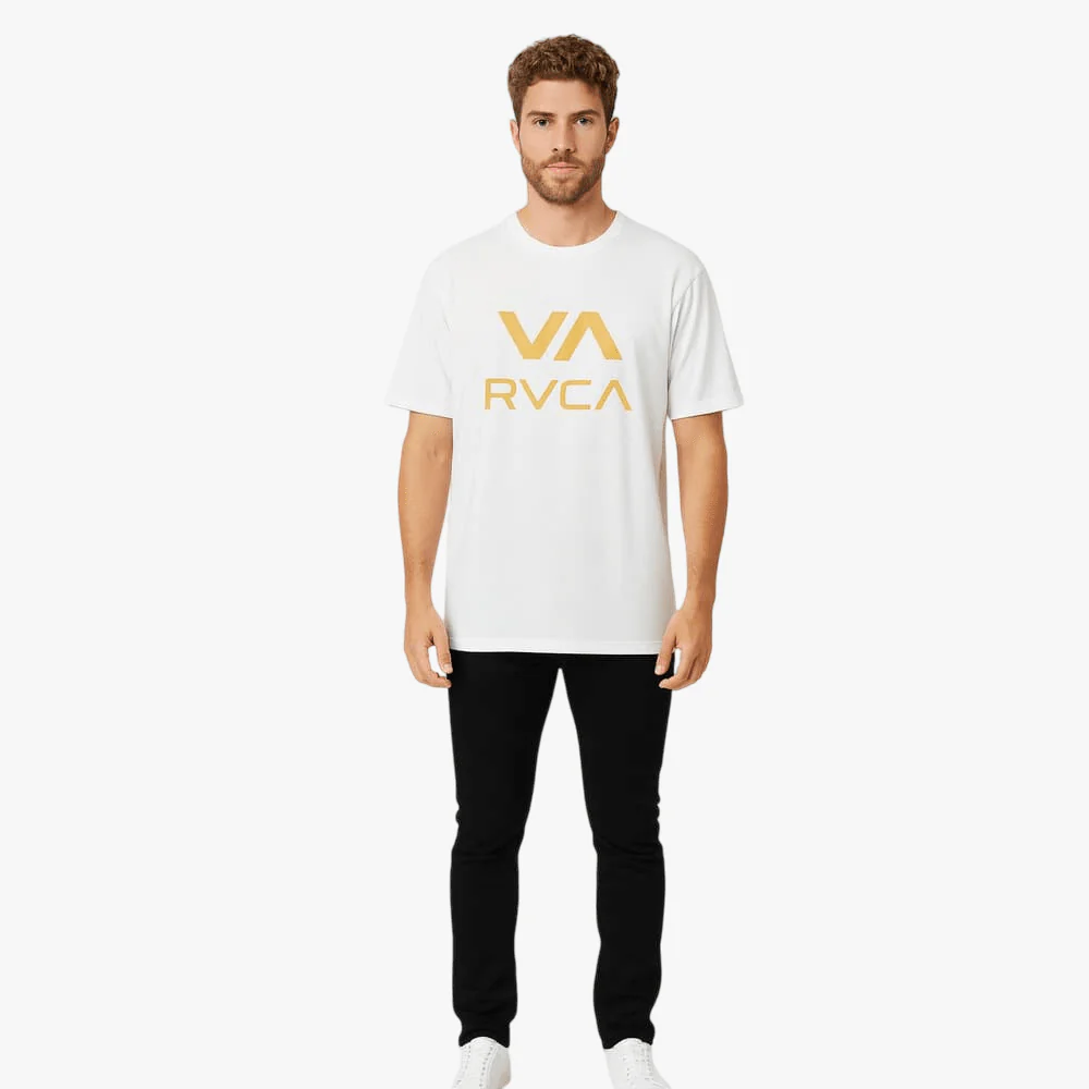 Rvca Mens Different Ways Short Sleeve Tee White