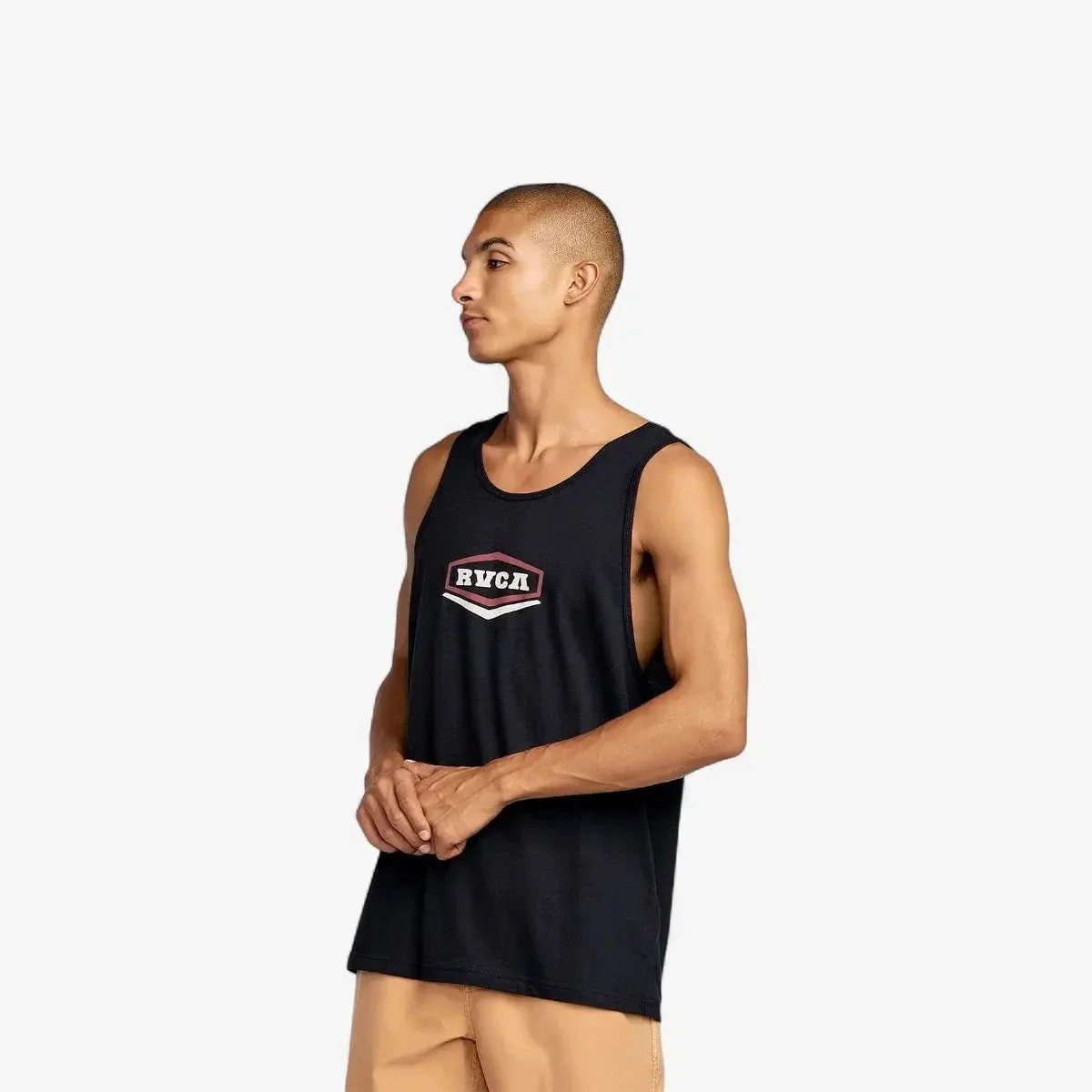 Rvca Mens Hex Inc Tank Black - Image 4