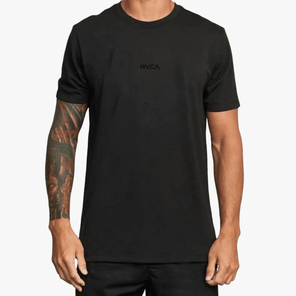 Rvca Mens Small Rvca Short Sleeve Tee Black