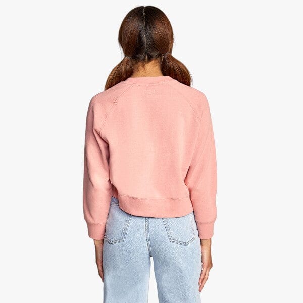 Rvca Womens Good Times Fleece Top Blush - Image 2