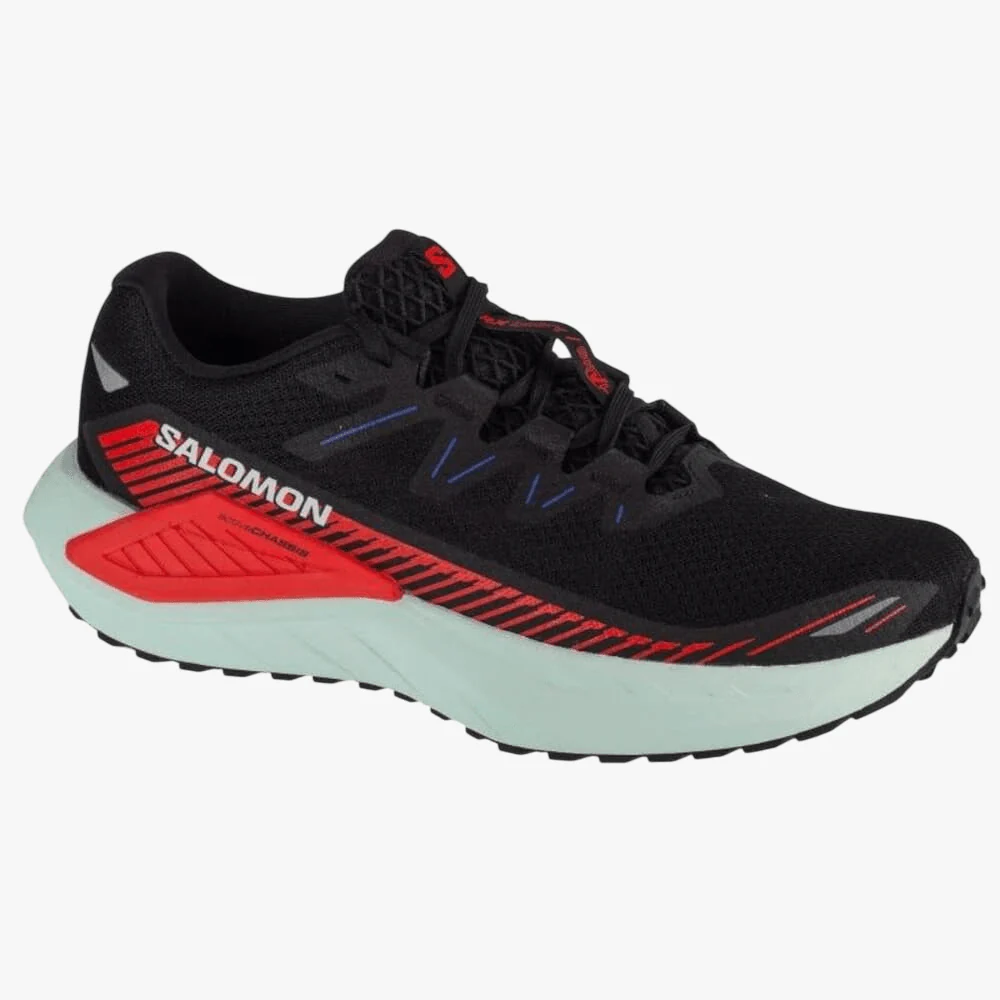 Salomon Mens Drx Defy Grvl Sneaker Black Cherry Tomato Bay