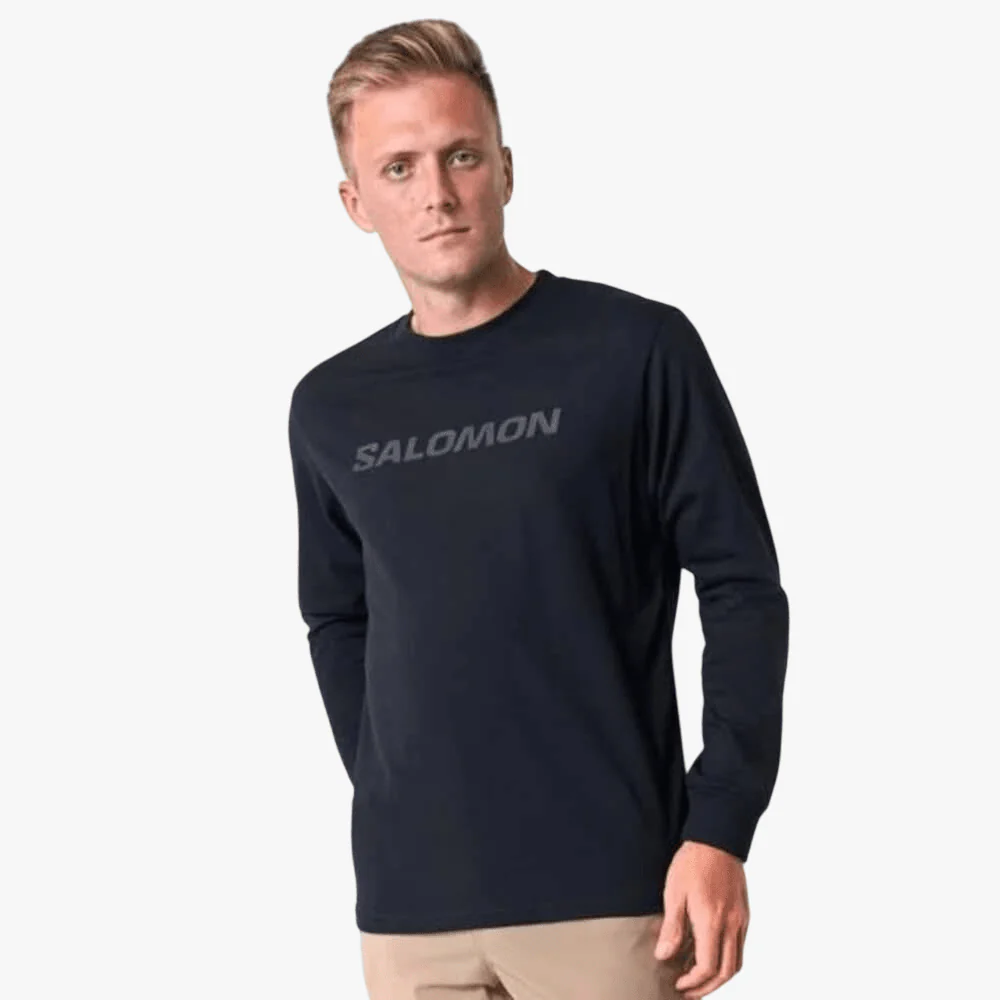 Salomon Mens Elbert Long Sleeve Tee Black