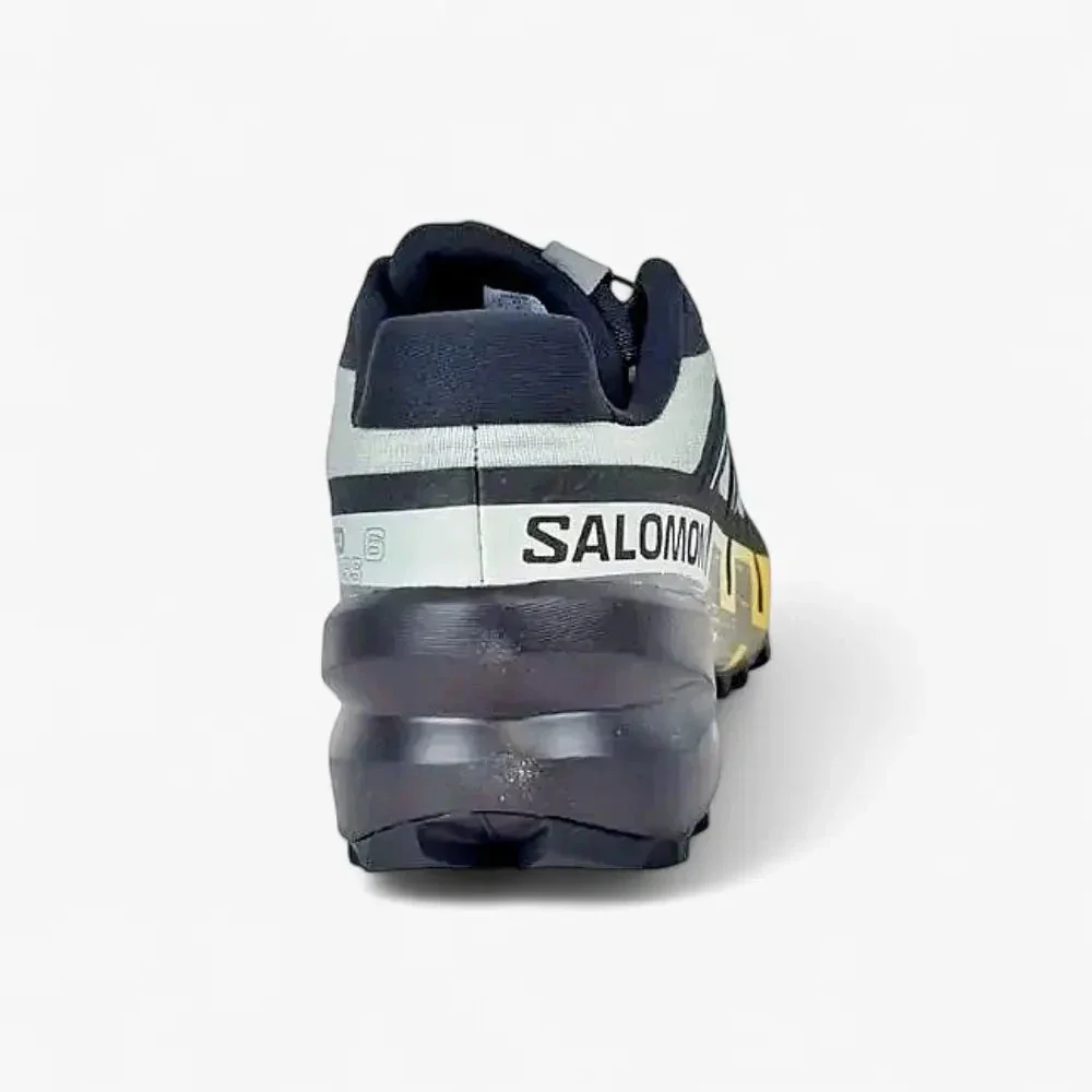 Salomon Mens Speedcross 6 Trail Sneaker Wrought Iron Black Incaberry - Image 2