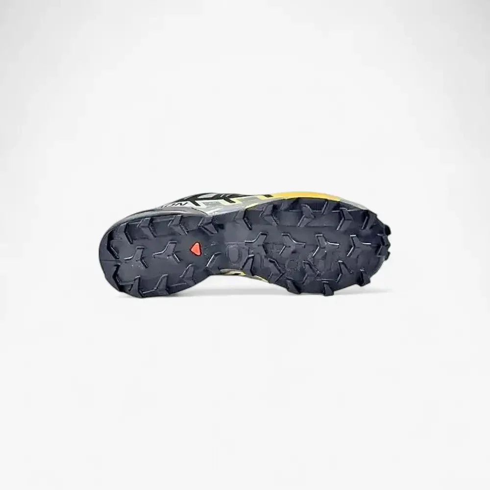 Salomon Mens Speedcross 6 Trail Sneaker Wrought Iron Black Incaberry - Image 3