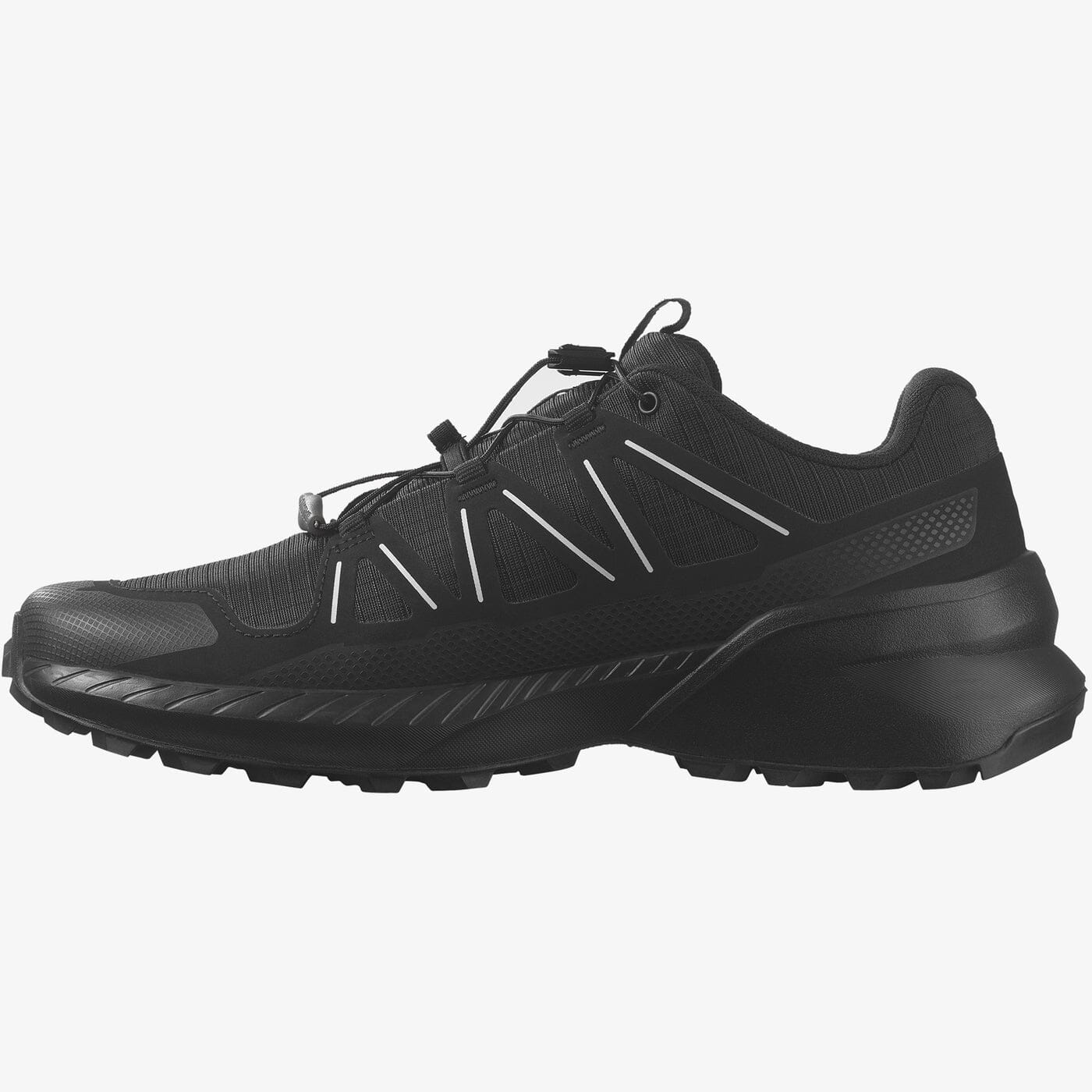 Salomon Mens Speedcross Peak Trail Sneaker Black Black Glacgr - Image 5
