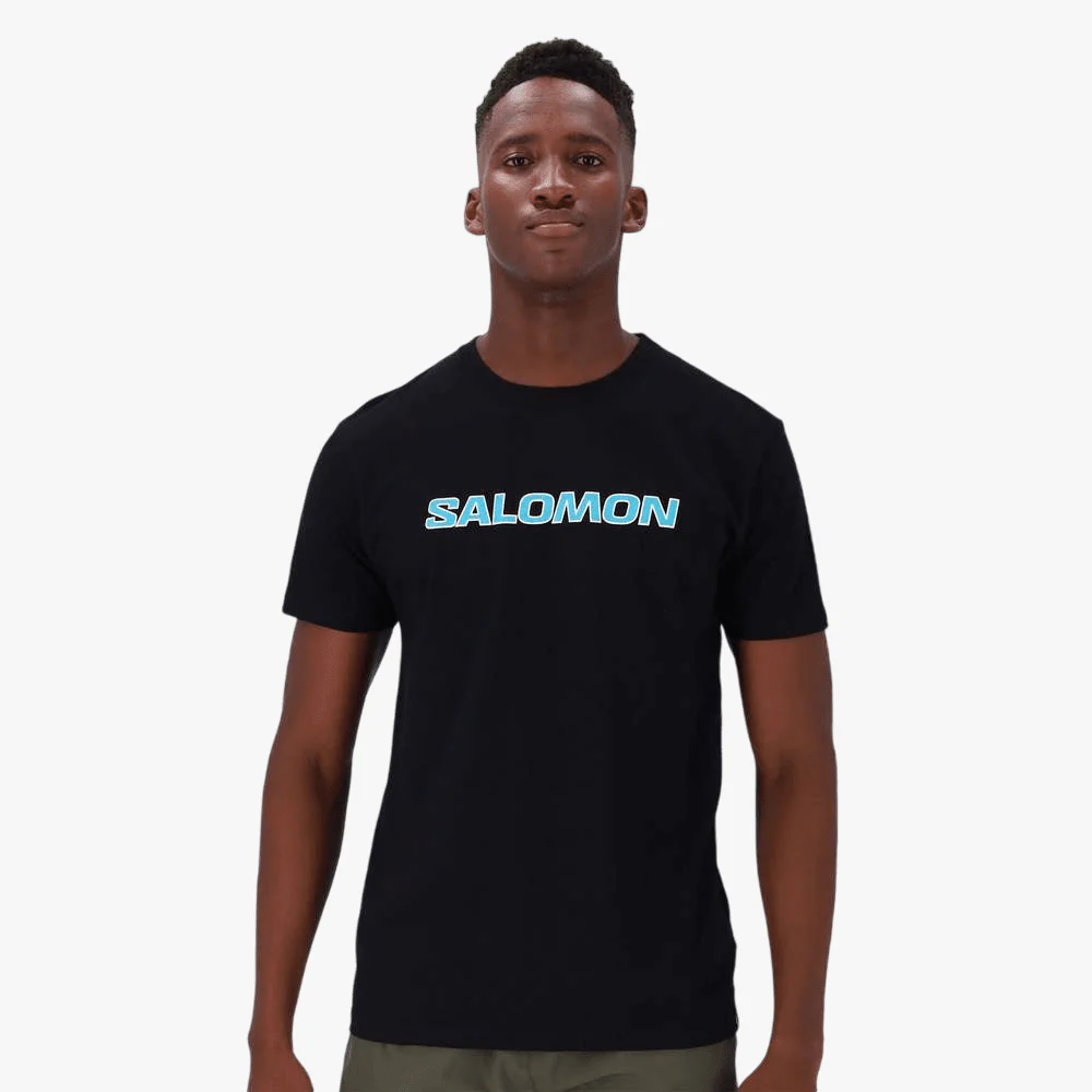 Salomon Mens Talima Short Sleeve Tee Black