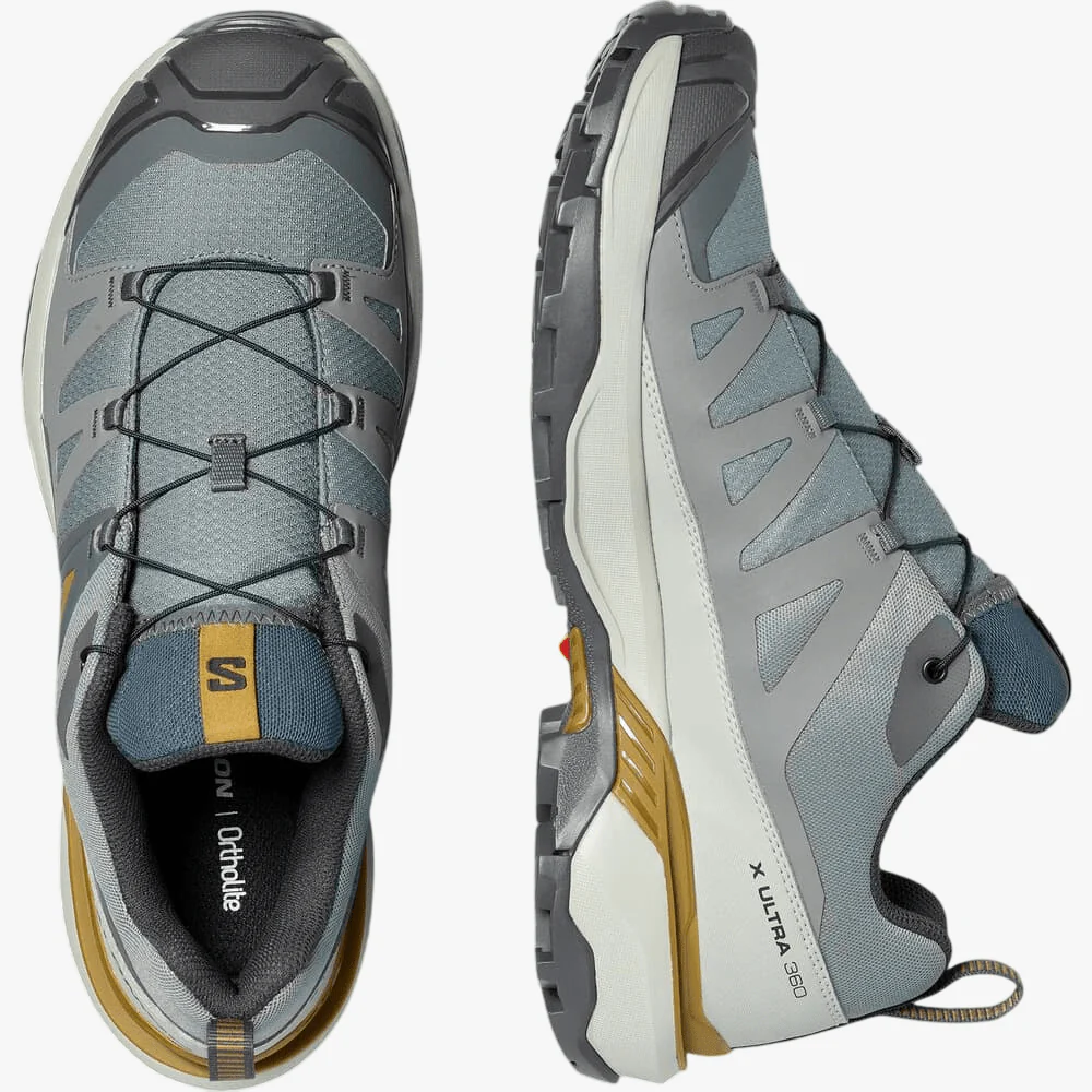 Salomon Mens X Ultra 360 Hking Shoe Sedona Sage Wrought Iron Plantation