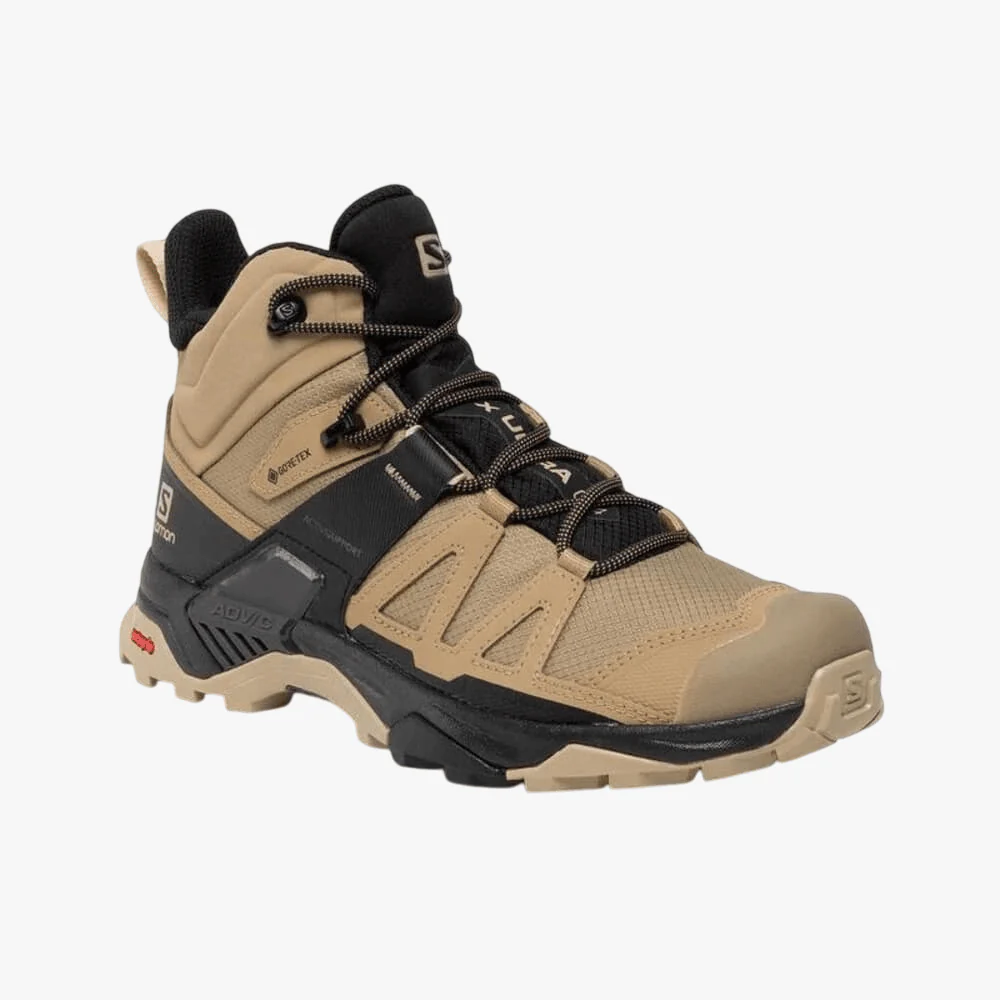 Salomon Mens X Ultra 4 Mid Gtxsneaker Kelp/ Black/ Safari