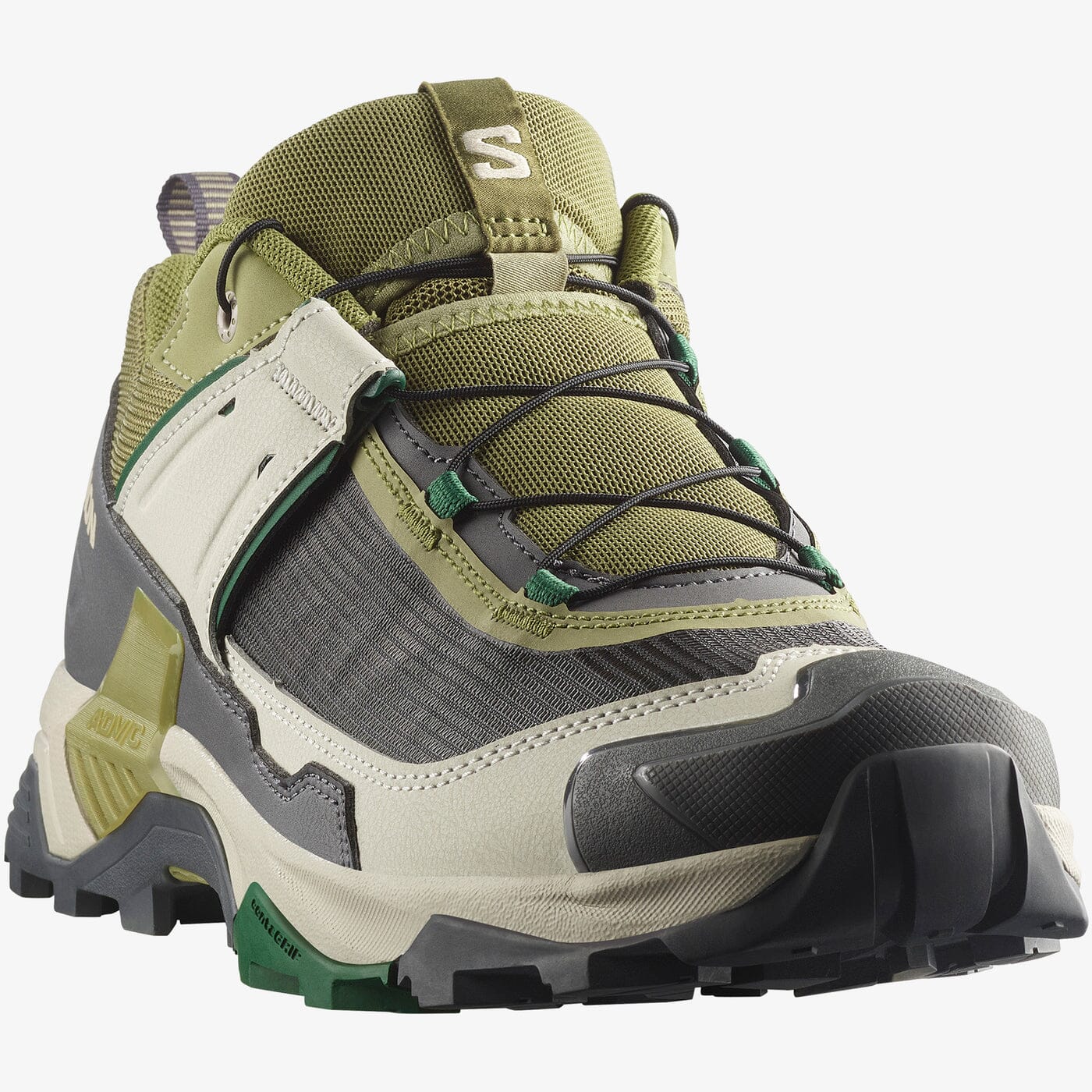 Salomon Mens X Ultra 5 Hiking Shoe Aloe Asphalt Eden - Image 5