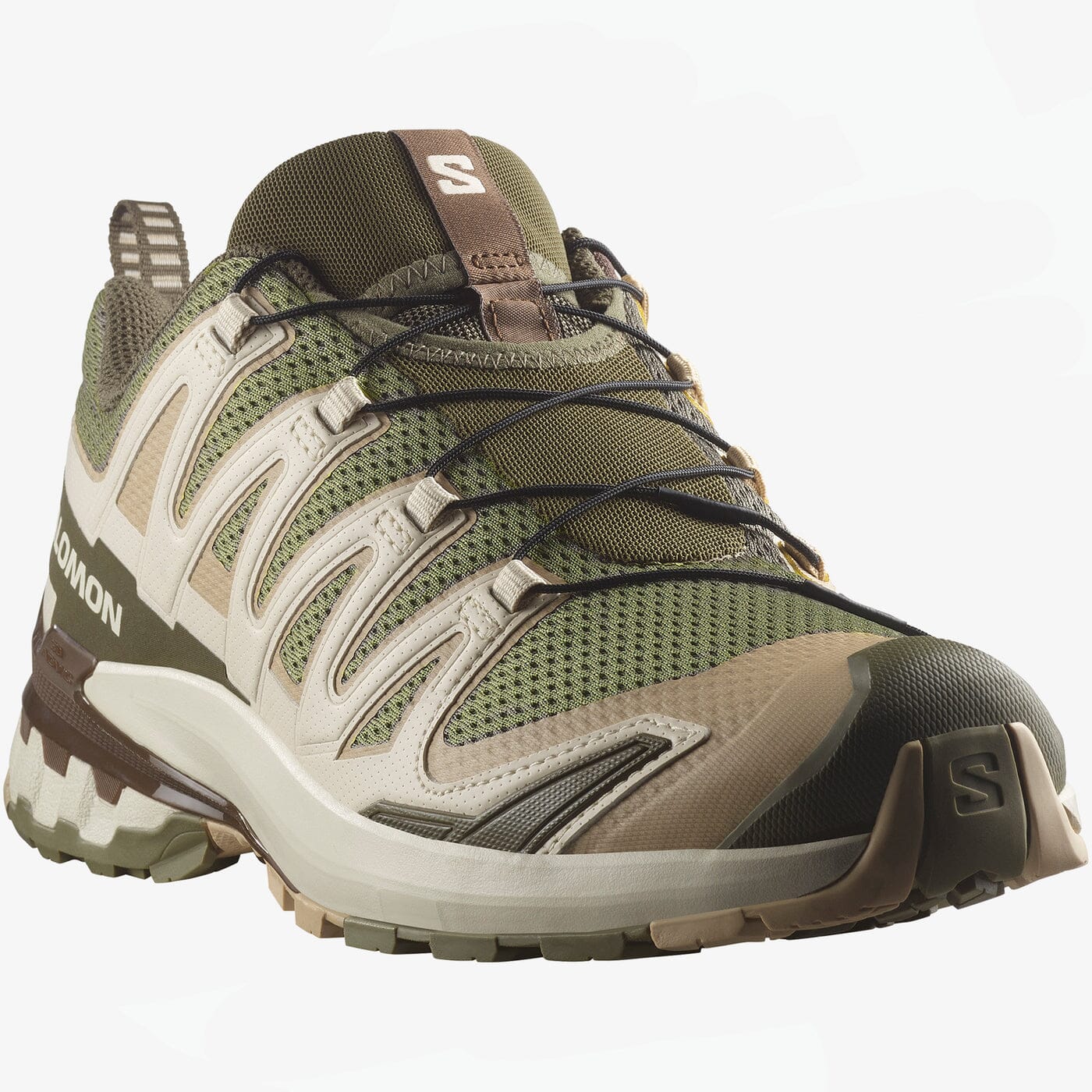 Salomon Mens Xa Pro 3D V9 Trail Sneaker Deep Lichen Safari Dk Earth - Image 7
