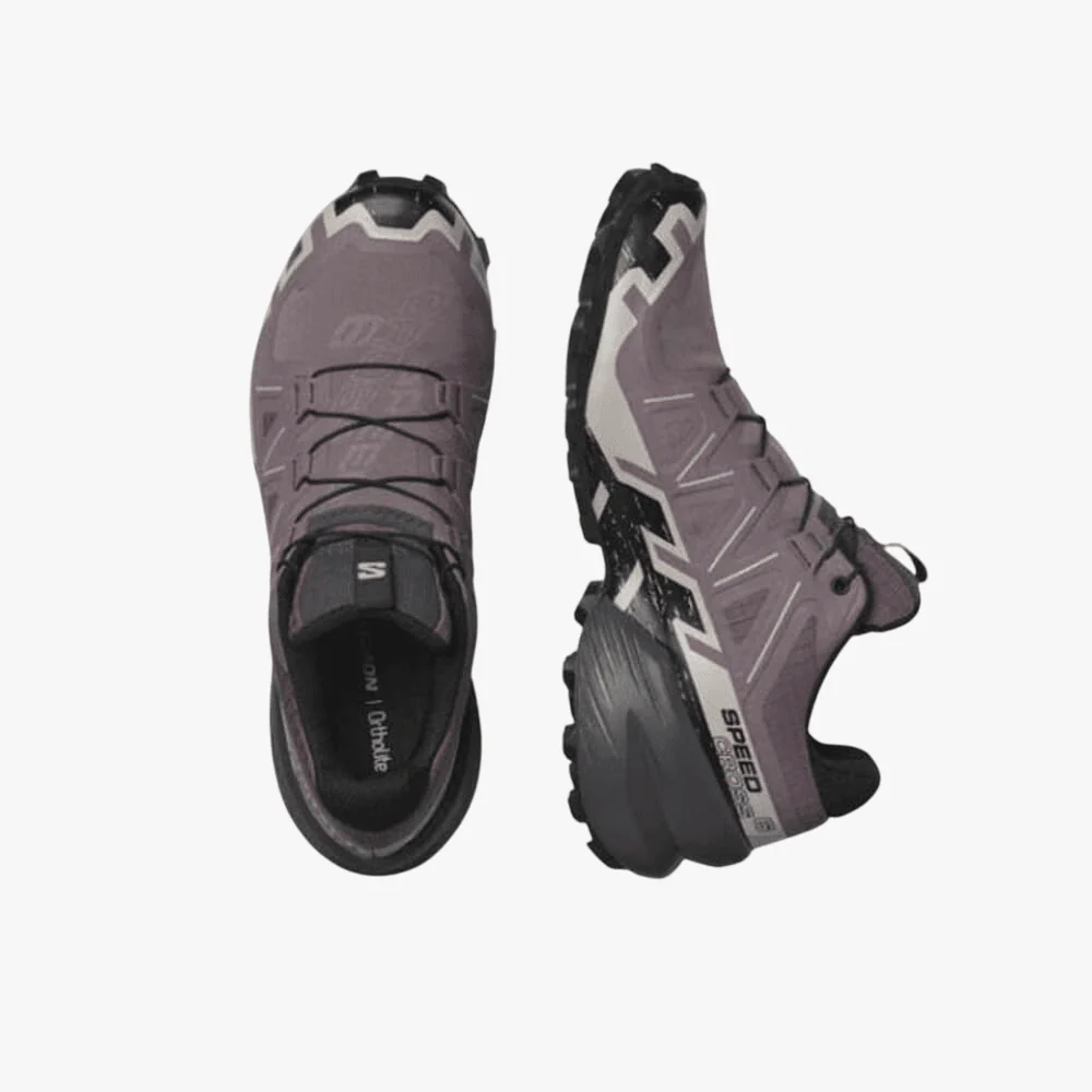 Salomon Womens Speedcross 6 Trail Moonscape Black Ashes Of Roses