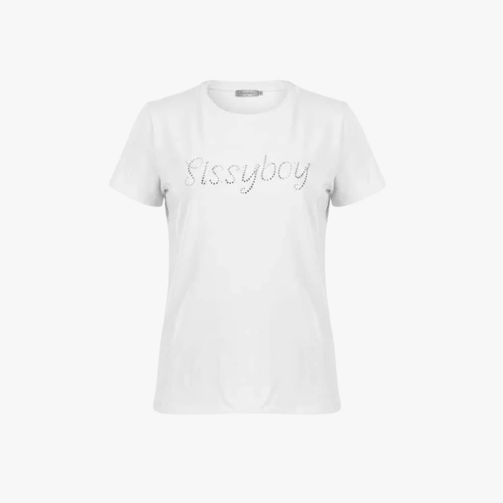 Sissy Boy All Eyes On You Tee White