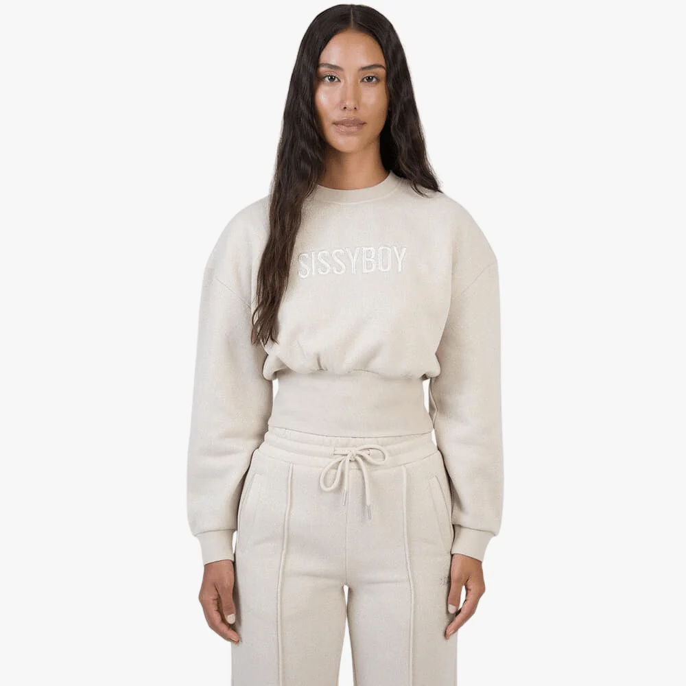 Sissy Boy Glitter Fables Fleece Sweater Stone