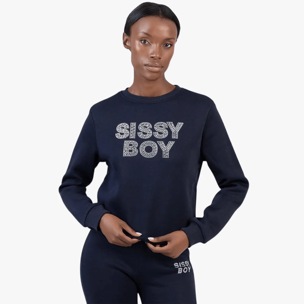 Sissy Boy Hard To Forget Sweater Navy