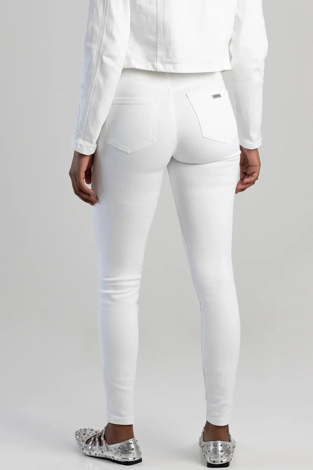 Sissy Boy Mid Waist Skinny Jean White - Image 4