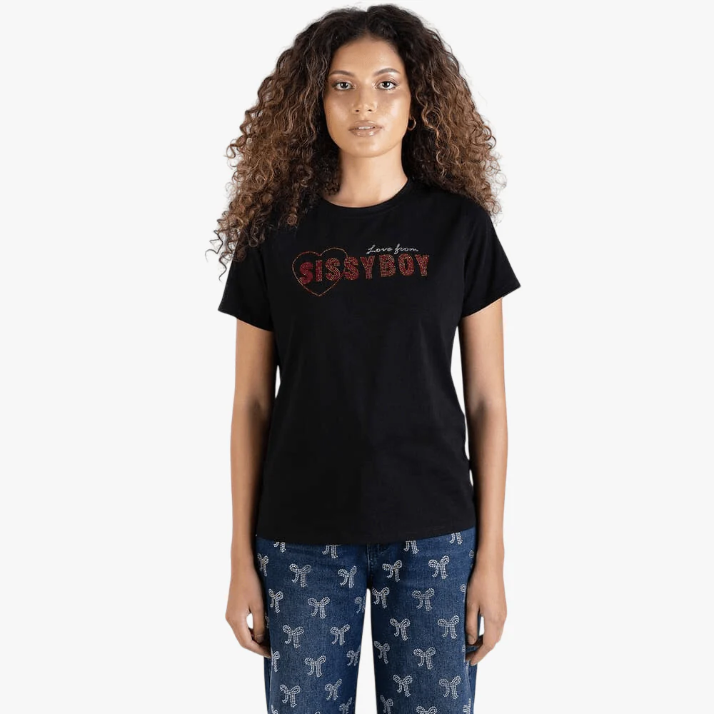 Sissy Boy My Forver Type Tee Black