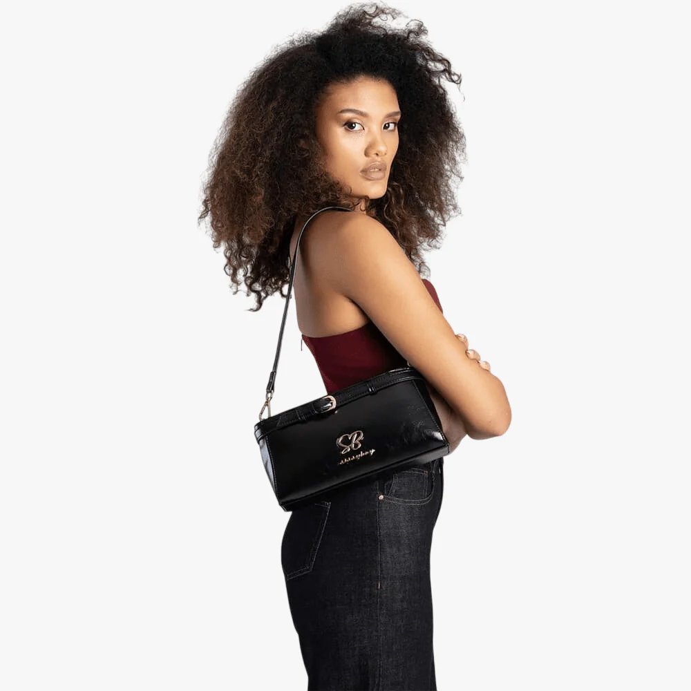 Sissy Boy Shoulder Handbag Black