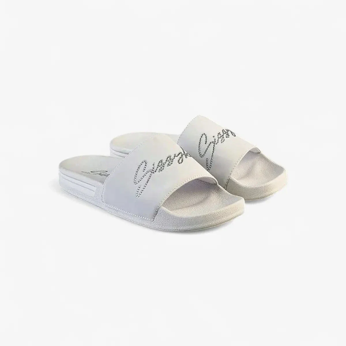 Sissy Boy Slide Script Bling Branding White - Image 2