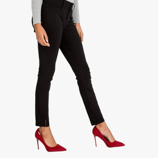 Sissy Boy Womens Eresha Mid Rise Skinny Pants Black - Image 3