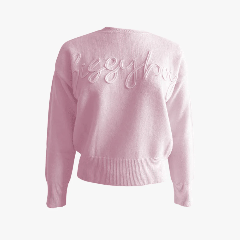 Sissy Boy Womens Forver Young Knit Jersey Pale Pink