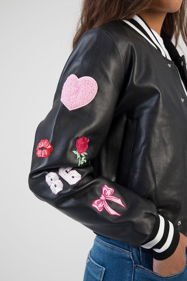 Sissy Boy Womens Its Electrifying Faux  Leather Jacket Black - Image 5
