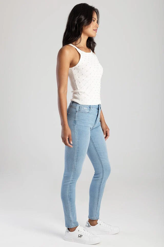 Sissy Boy Womens Renee Skinny Jean Light Vintage - Image 4