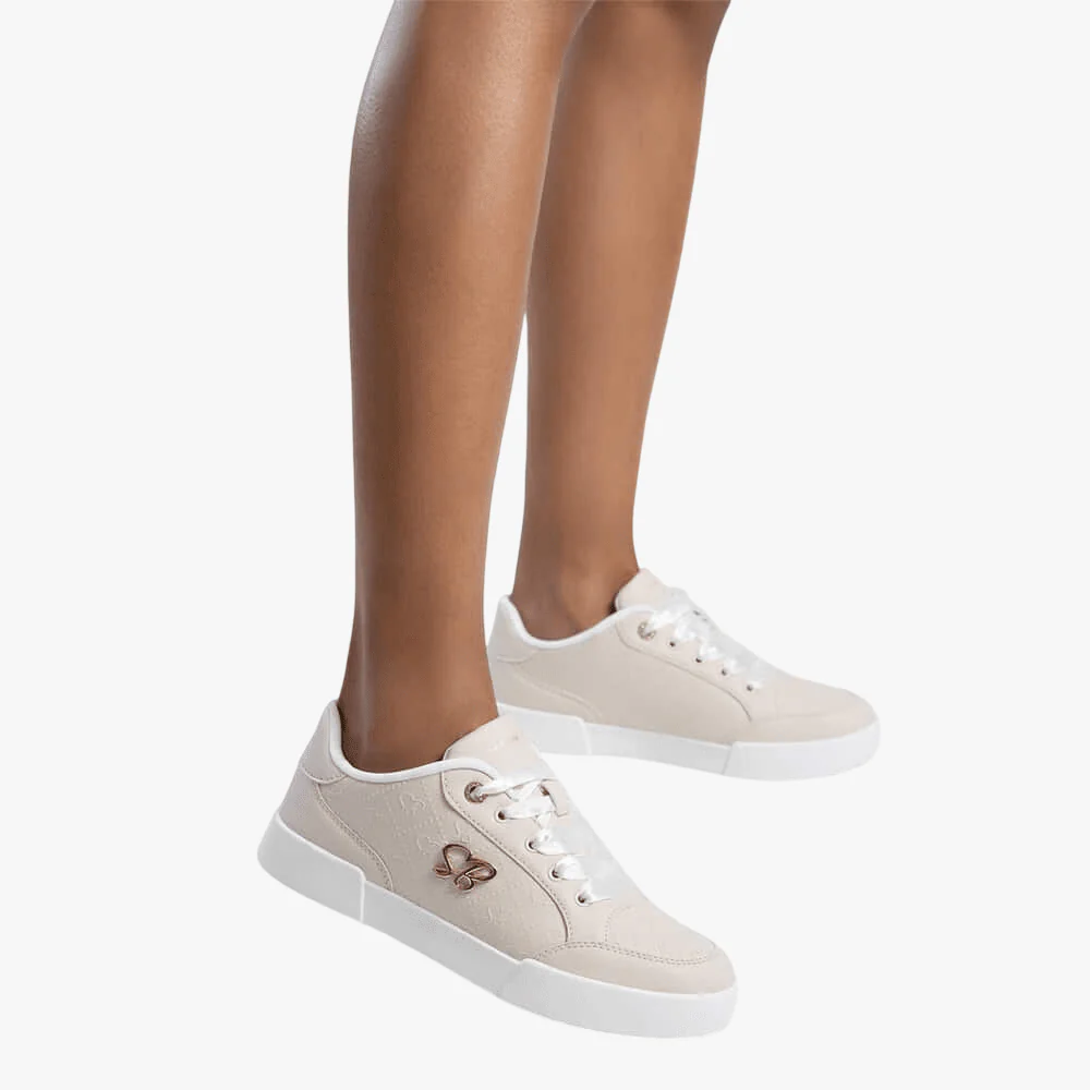 Sissyboy Womens Embossed Sneaker With Sb Hardwear Plate On Side Stone