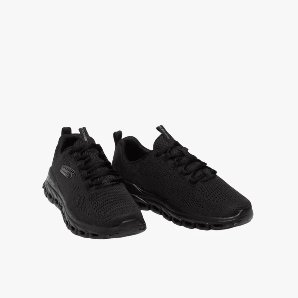 Skecher Mens Glide Step Sneaker Black