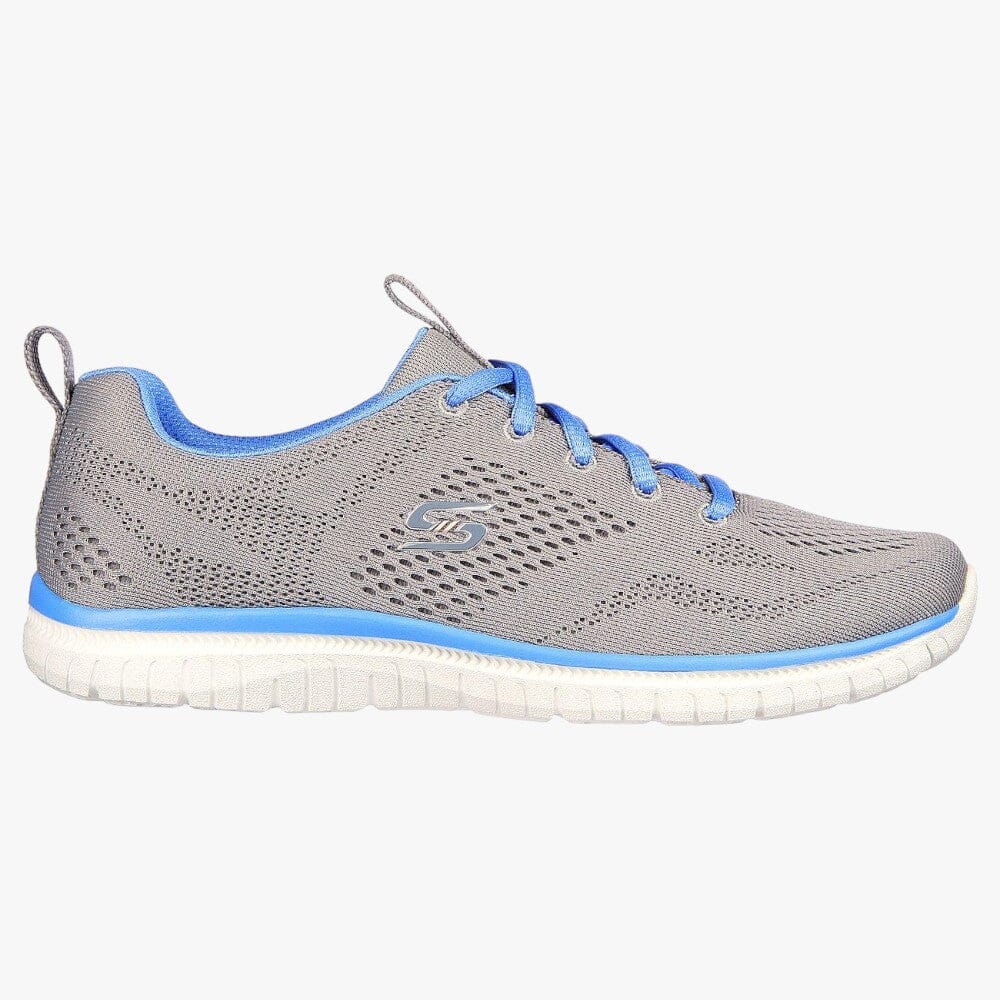 Skecher Womens Virtue Sneaker Gray Blue