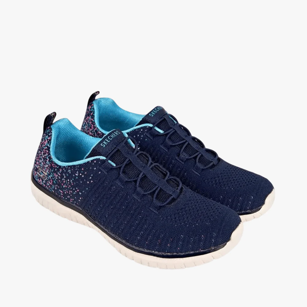 Skecher Womens Virtue Sneaker Navy