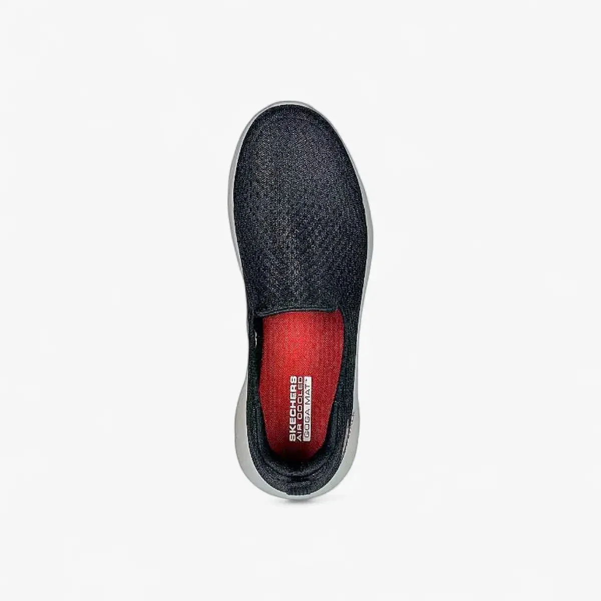 Skechers Mens Go Walk Flex Shoe Black Red - Image 3