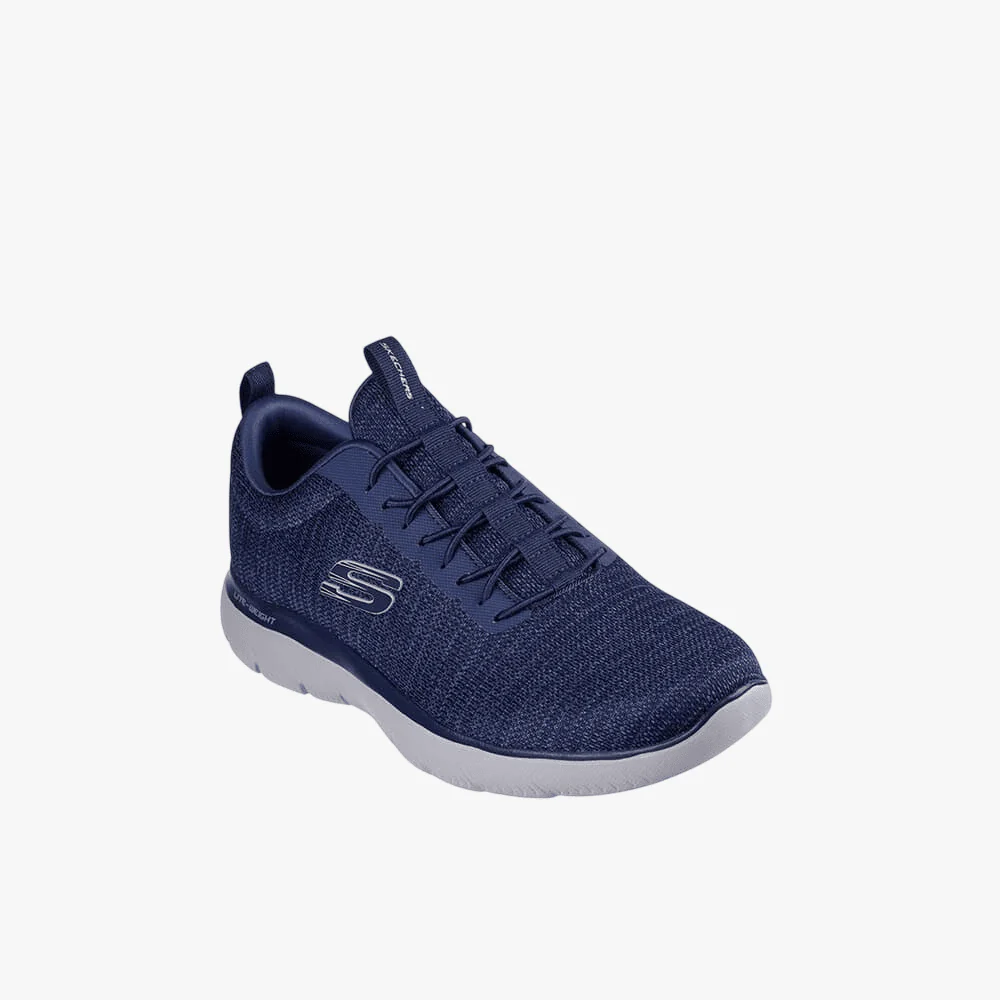 Skechers Mens Summits Sneaker Navy Gray
